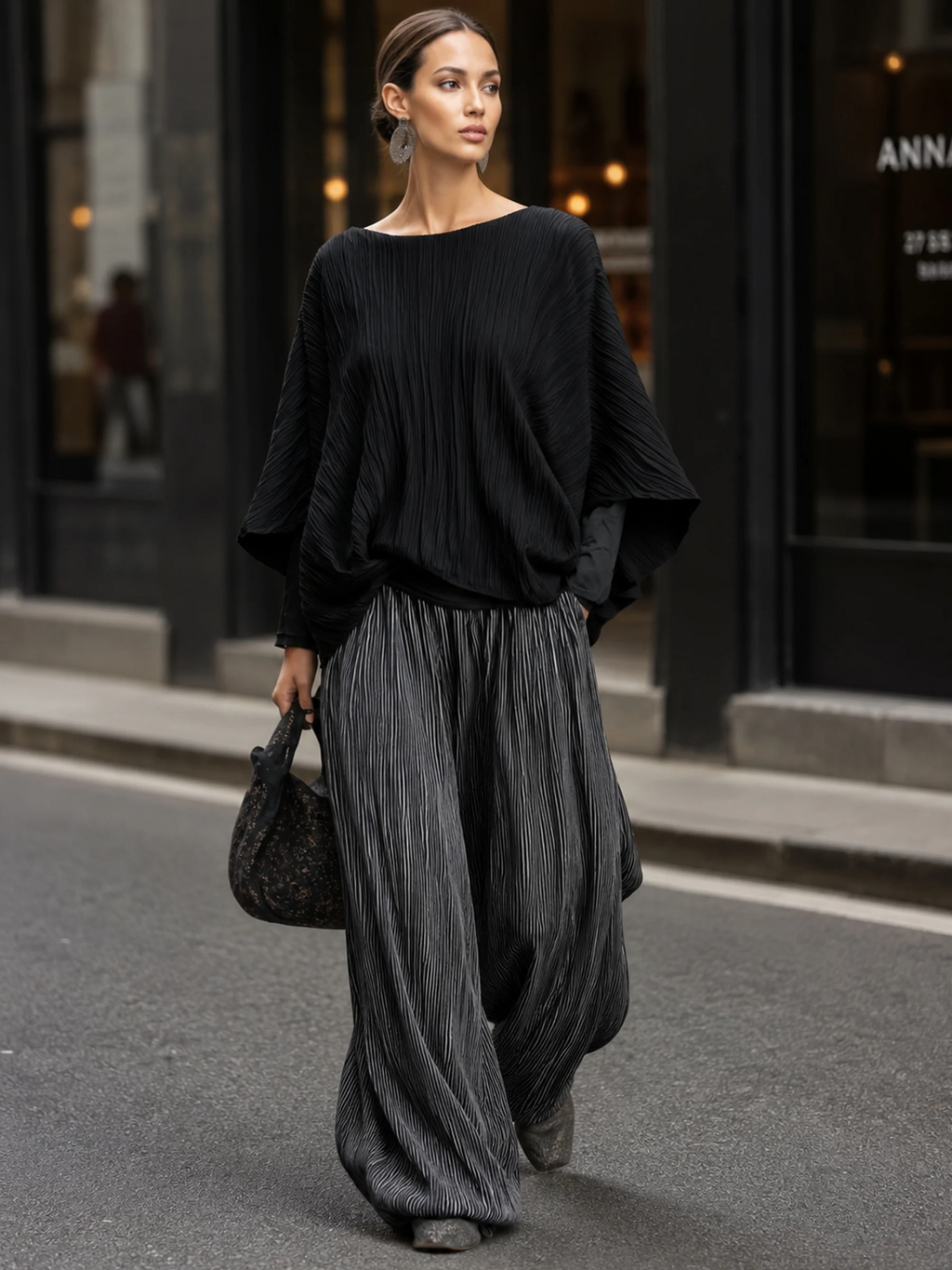 Beulah™ Pleated Batwing Two-Piece Set