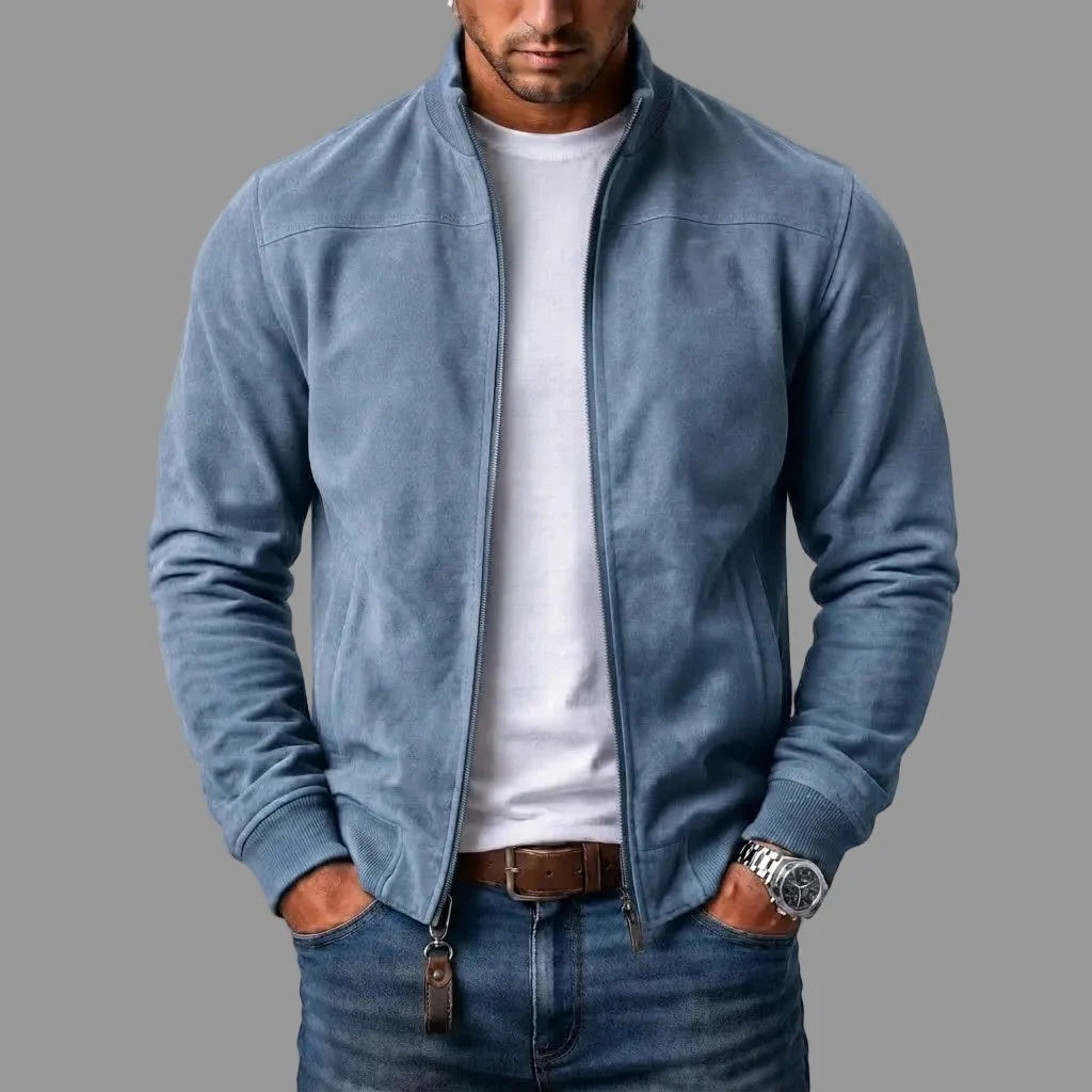 Noah | Suede Bomber Jacket