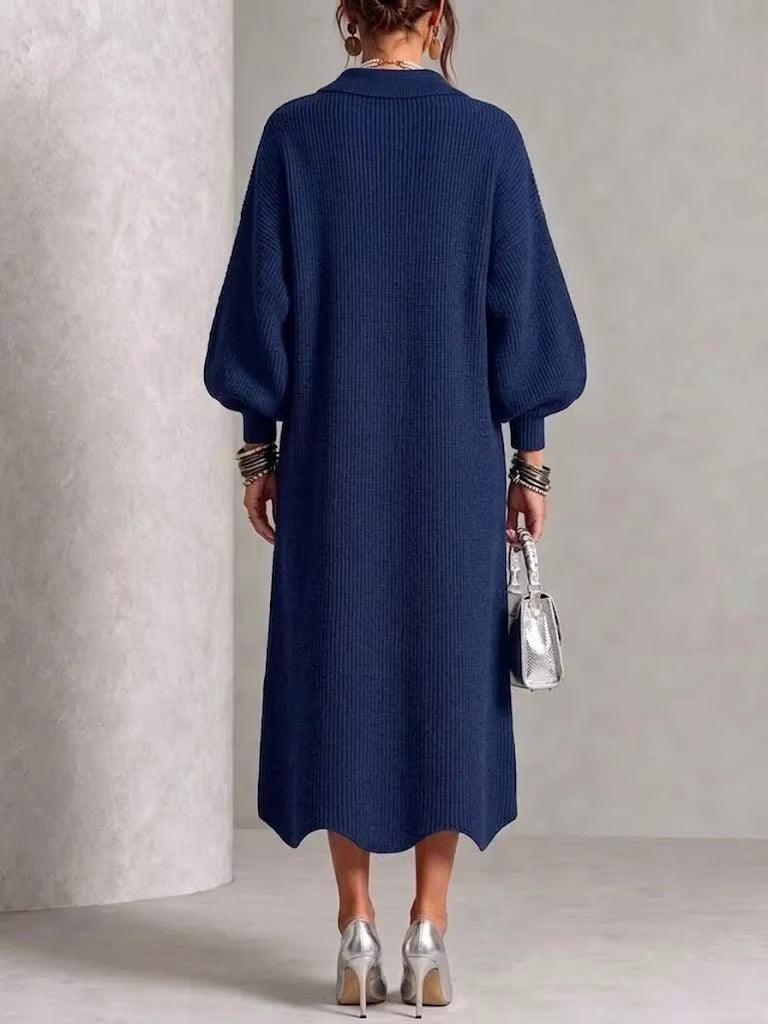 Sienna | Long Sleeve Button-Down Dress