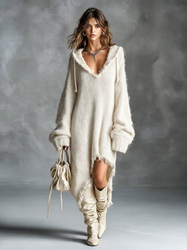 Hannah™ | Cozy Oversized Hooded Dress