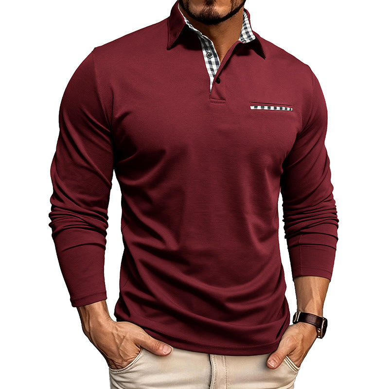 William Premium Long Sleeve Polo